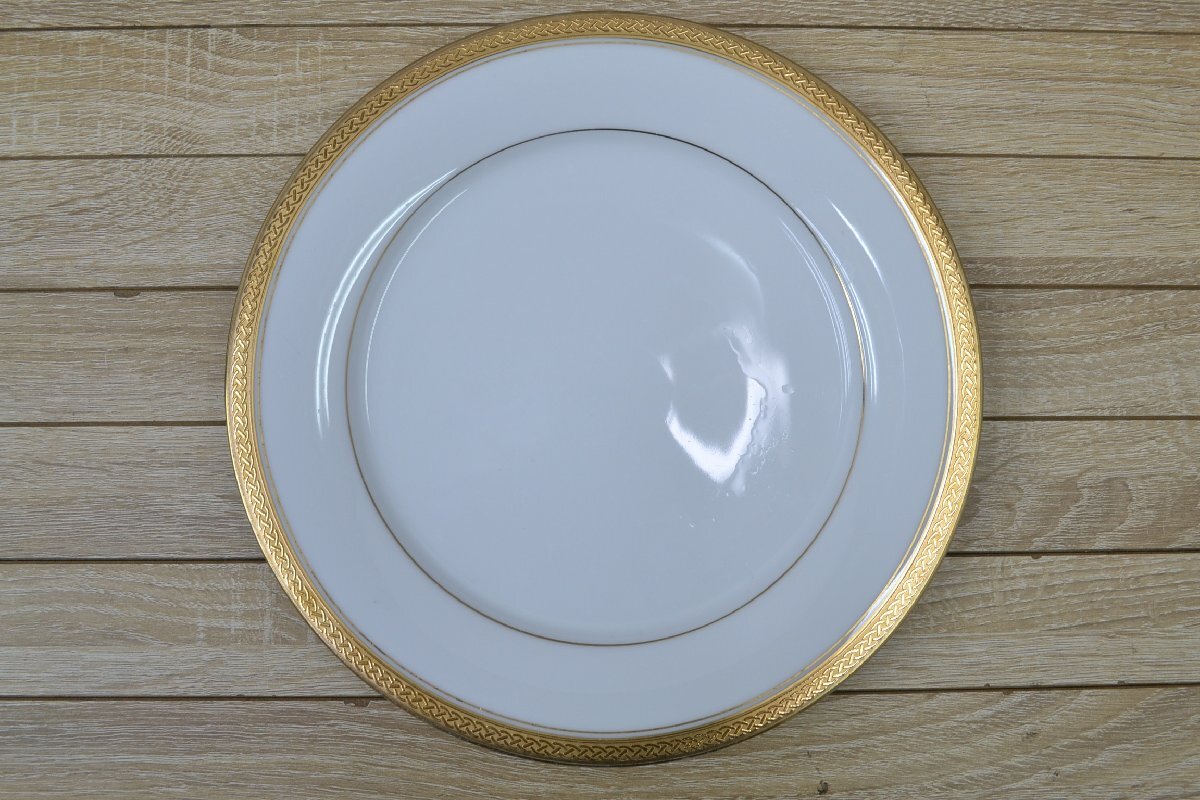 C1084#Noritake Noritake # Rozen borug plate диаметр 26.7cm 10 шт. комплект # для бизнеса европейская посуда # отель * ресторан * холодный линия * большая тарелка 