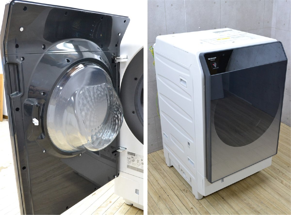 H742#SHARP sharp # drum type laundry dryer #ES-W112-SL#11.0kg/6.0kg#2020 year # ultrasound washer installing 