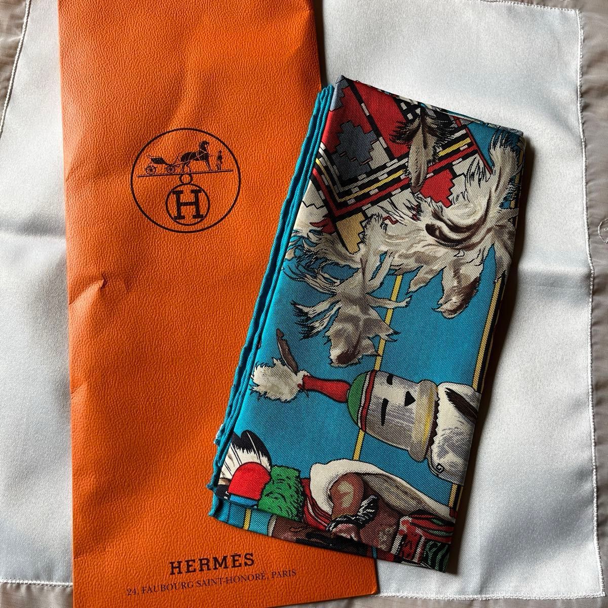 エルメス スカーフ HERMES カレ90 シルク　大判