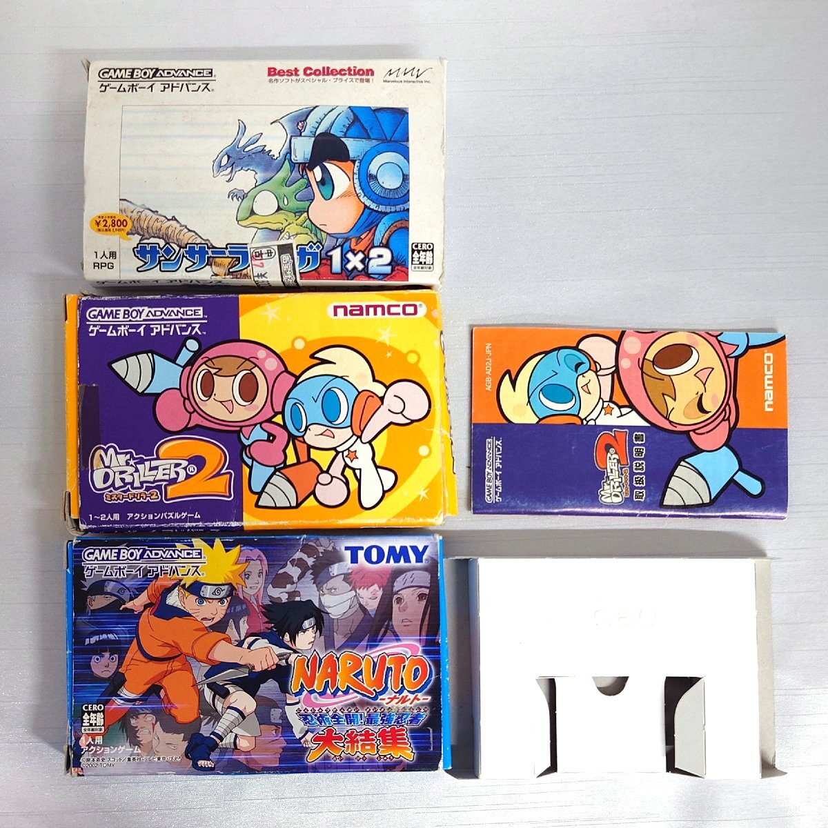 任天堂 Nintendo GB/GBA ゲームボーイ & ゲームボーイアドバンス ソフト 外箱のみ 11個 セット B2の画像3