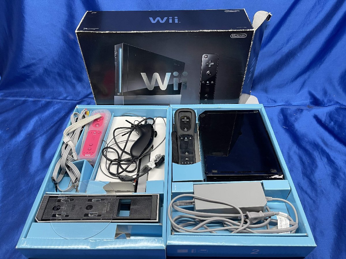  Junk operation not yet verification nintendo WiiU body box attaching 2 pcs ( premium set 1 pcs + Basic set 1 pcs )+Wii body box attaching 1 pcs. set K