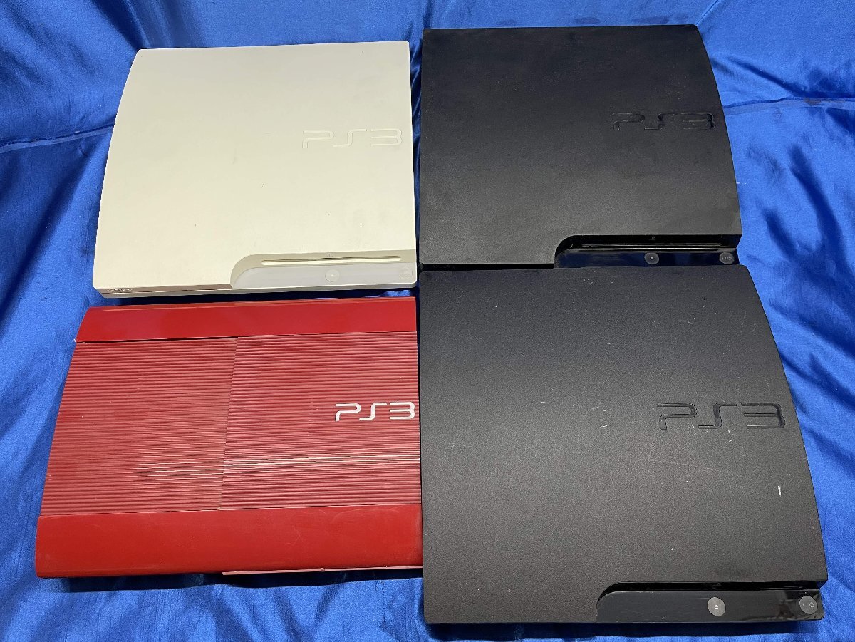 1円スタート ジャンク PS3 プレイステーション3  薄型 本体 8台（4000番代 1台+3000番代3台+2000番代4台) 通電確認済み Dの画像3