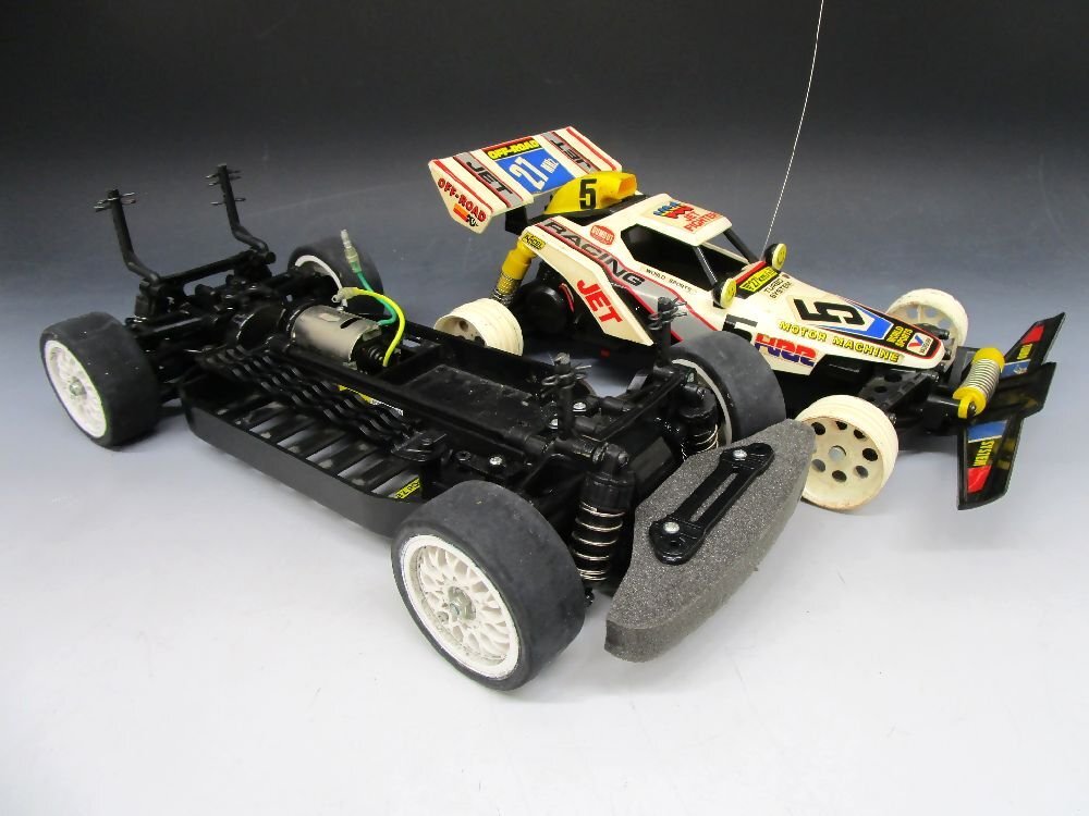 [ZEROnet]*TAMIYA TAIYO JET RACING chassis hobby radio-controller RC buggy Junk *R64-22