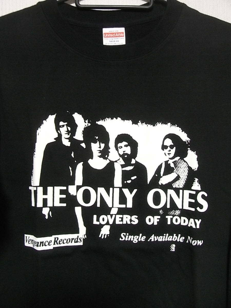 70'Sパンク関連★オンリー・ワンズ★即決★新品★長袖バンドＴシャツ★THE ONLY ONES★LOVERS OF TODAY★黒×白★S/M/L/XLサイズ_画像2