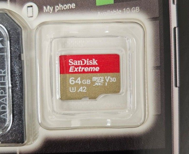 SanDisk Extreme micro SDXC 64GB sdカード
