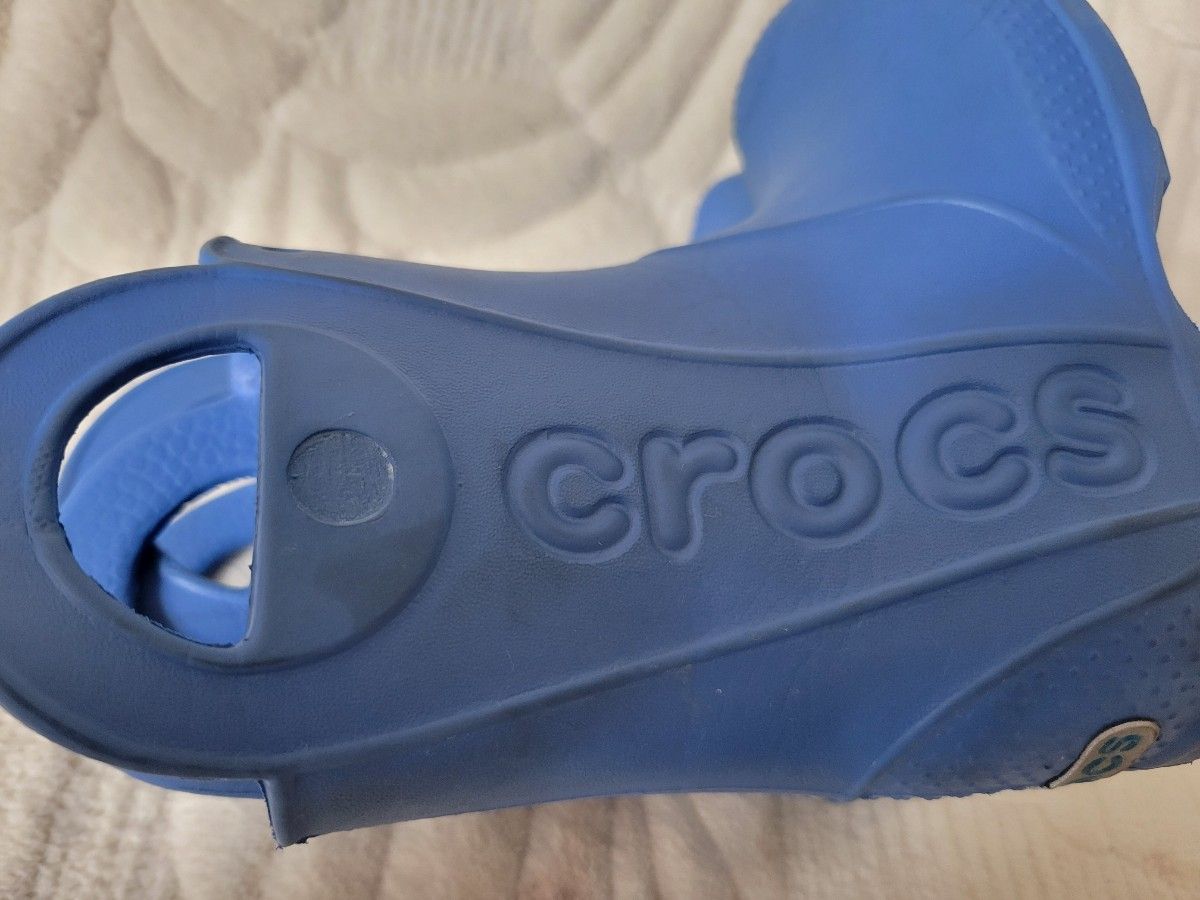 crocs クロックス C7 15cmくらい　記名なし キッズ レインシューズ　レインブーツ