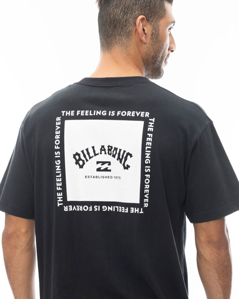 ★送料無料★2024春夏 新品【BILLABONG/ビラボン】ARCH SQUARE Ｔシャツ BLK メンズXL BE011-209_画像4