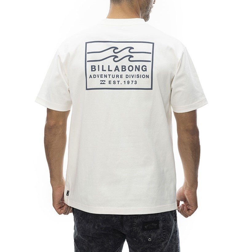 ★送料無料★2024春夏 新品【BILLABONG/ビラボン】【A/Div.】 ADIV LOGO Ｔシャツ CRM メンズM BE011-214_画像1