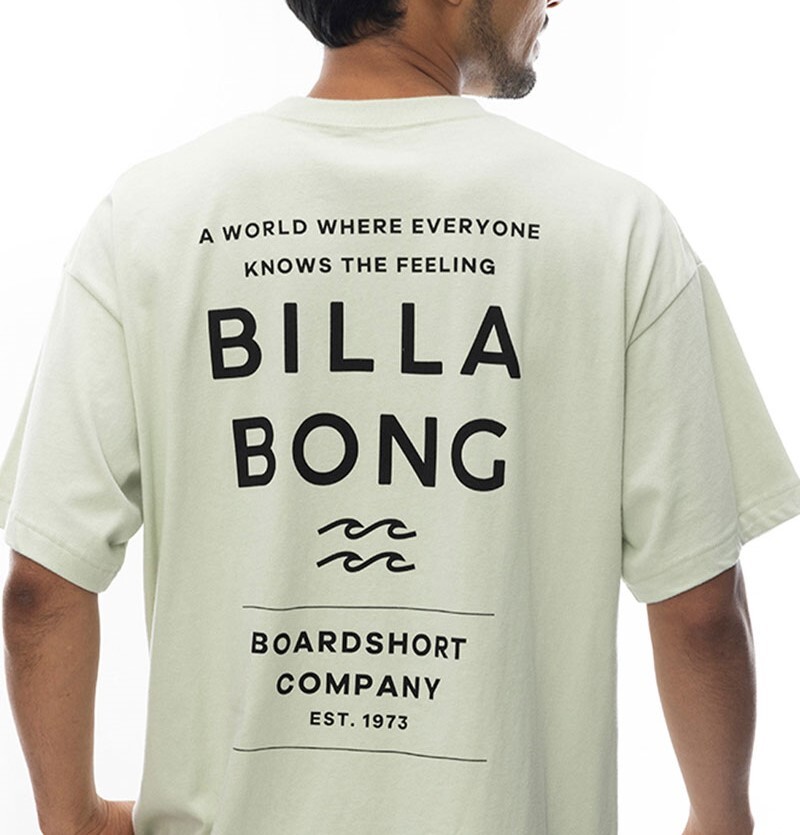 * free shipping *2024 spring summer new goods [BILLABONG/ Billabong ]DECAF T-shirt SAG men's M BE011-213