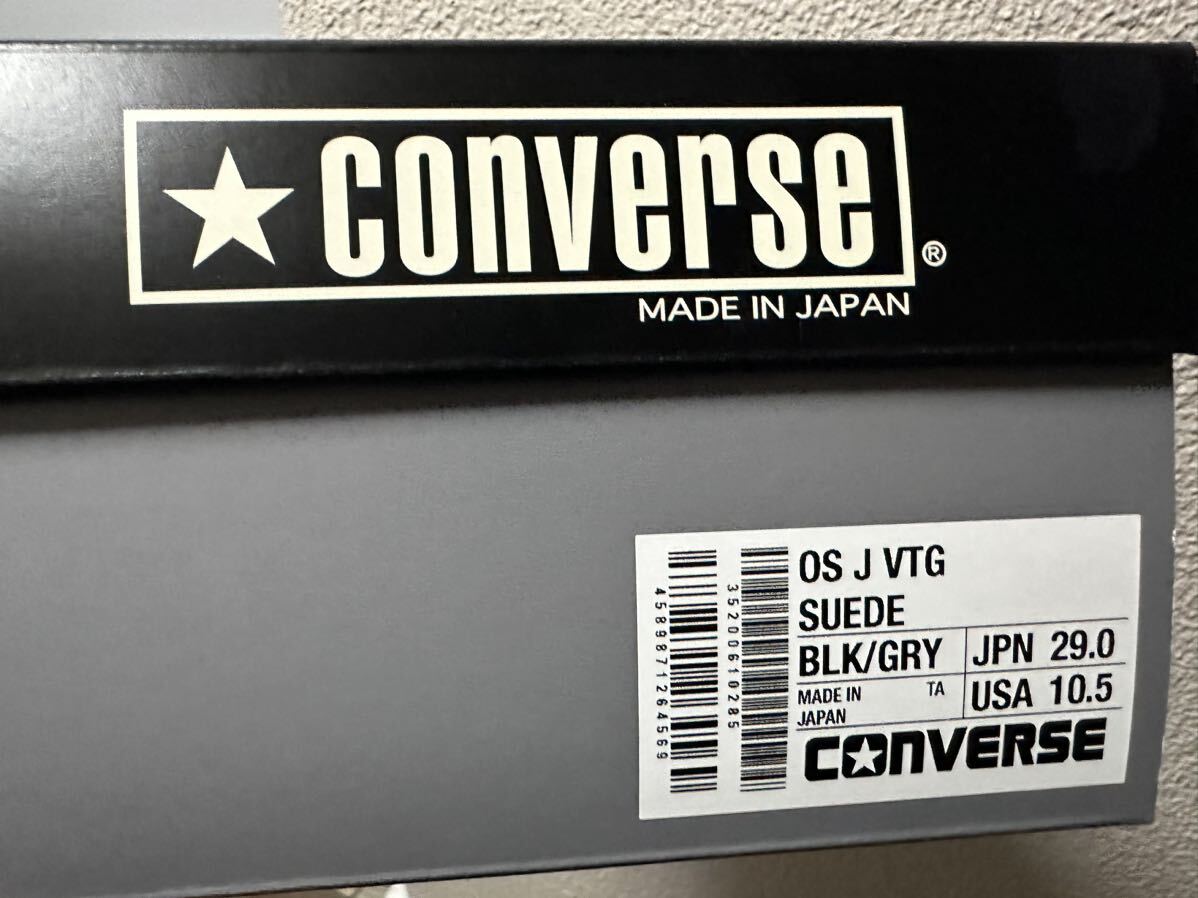 24ss made in Japan TimeLine SOMA CONVERSE ONE STAR J VTG SUEDE 29 centimeter new goods Converse one starter im line 