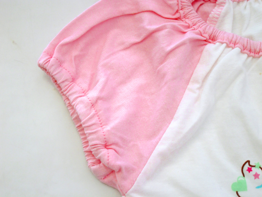 【新品タグ付】 95サイズ 半袖パジャマ 綿100% ピンク くま スイーツ 女の子　　　　　検≫ベキマP_画像5