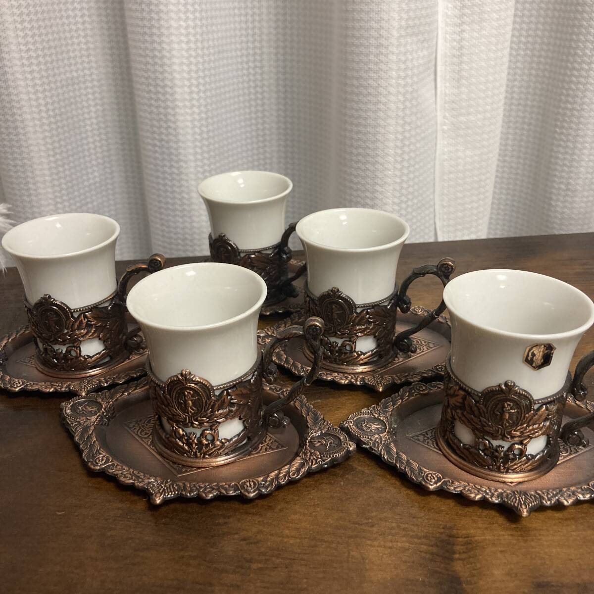Bibian 比比昂 - セット ティー&コーヒーカップ ソーサー 5客 Bibian 比比昂 - セット ティー&コーヒーカップ ソーサー 5客