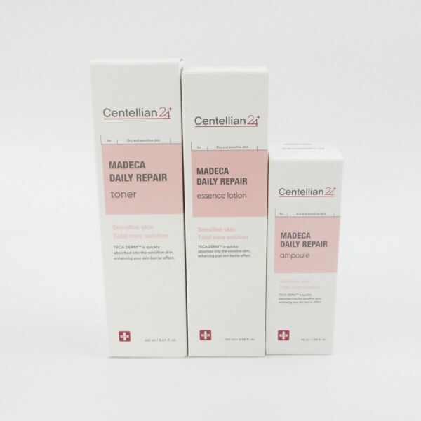 Centellian24 マデカデイリー リペアトナー リペアエッセンスローション リペアアンプル 50ml 3点セット ※使用期限：2026.05.14〜 F09の画像2