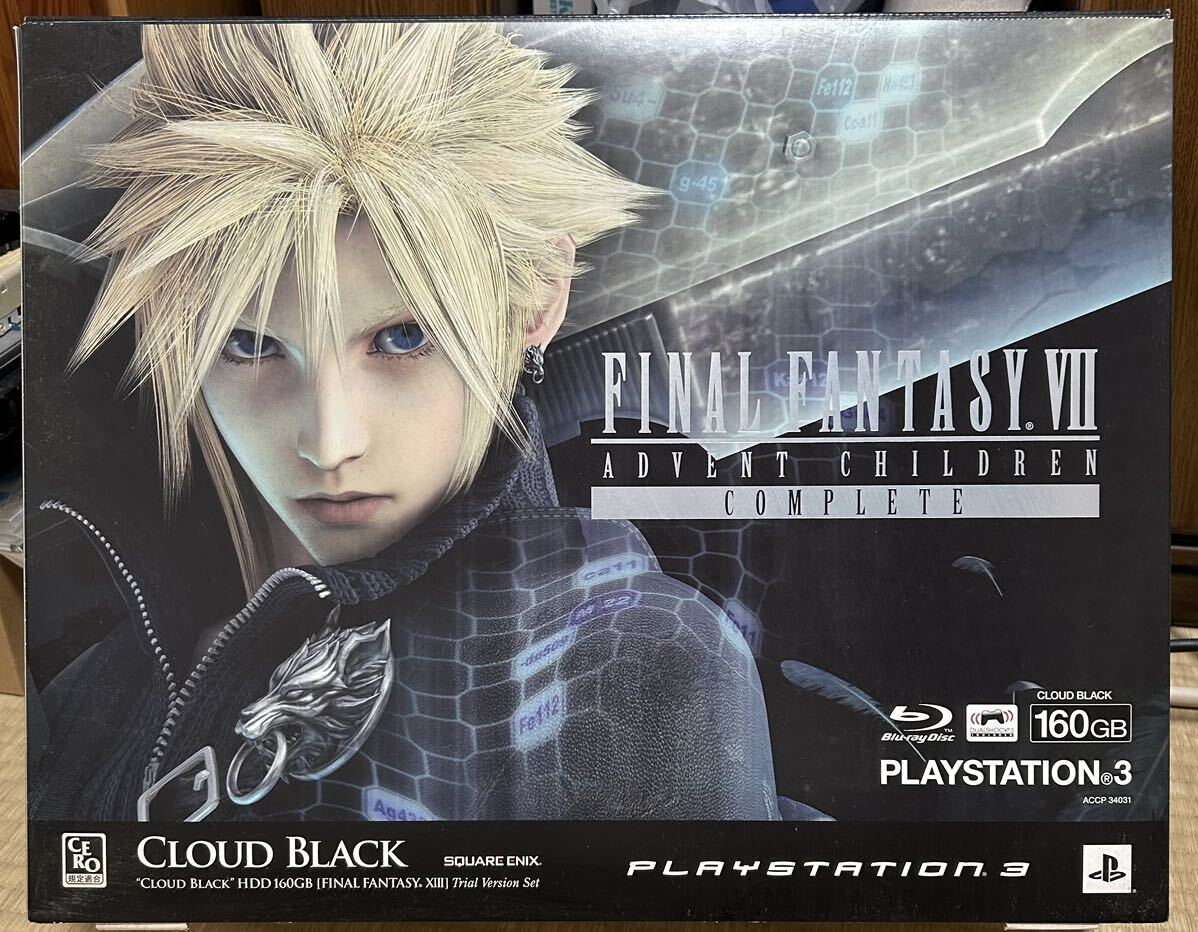 PLAYSTATION 3 (160GB) ファイナルファンタジーVII アドベントチルドレン コンプリート Blu-ray Disk _画像1