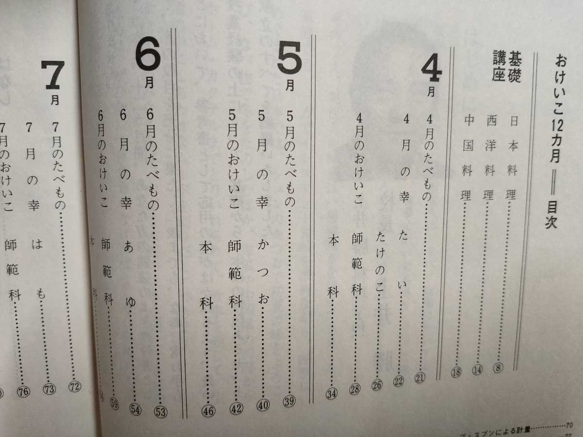 おけいこ12ヵ月 土井勝 非売品 料理の画像5