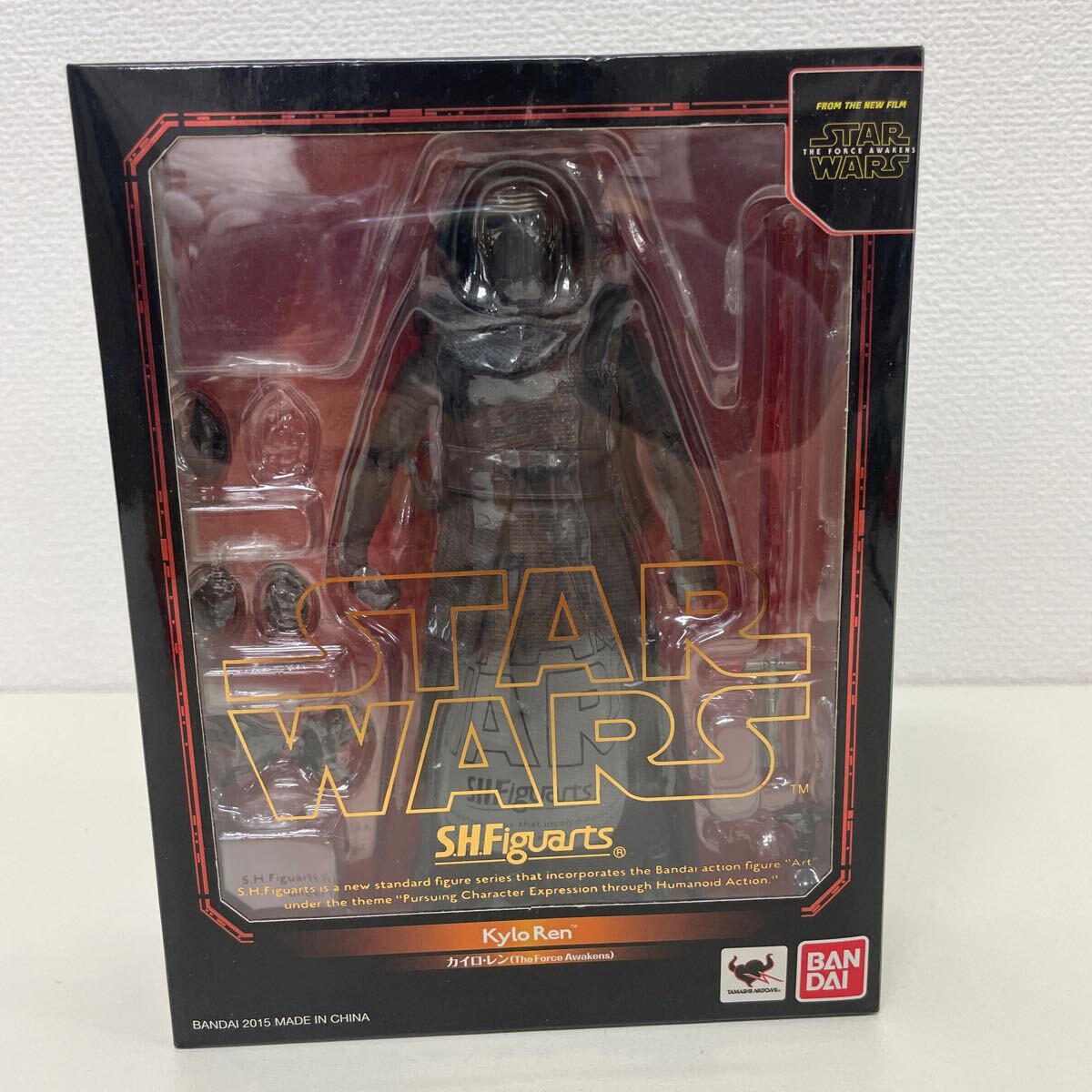 定形外 バンダイBANDAI SH.Figuarts Kylo Ren カイロ・レン（The Force Awakens）スターウォーズ STAR WARS フィギュア 240429T02の画像1