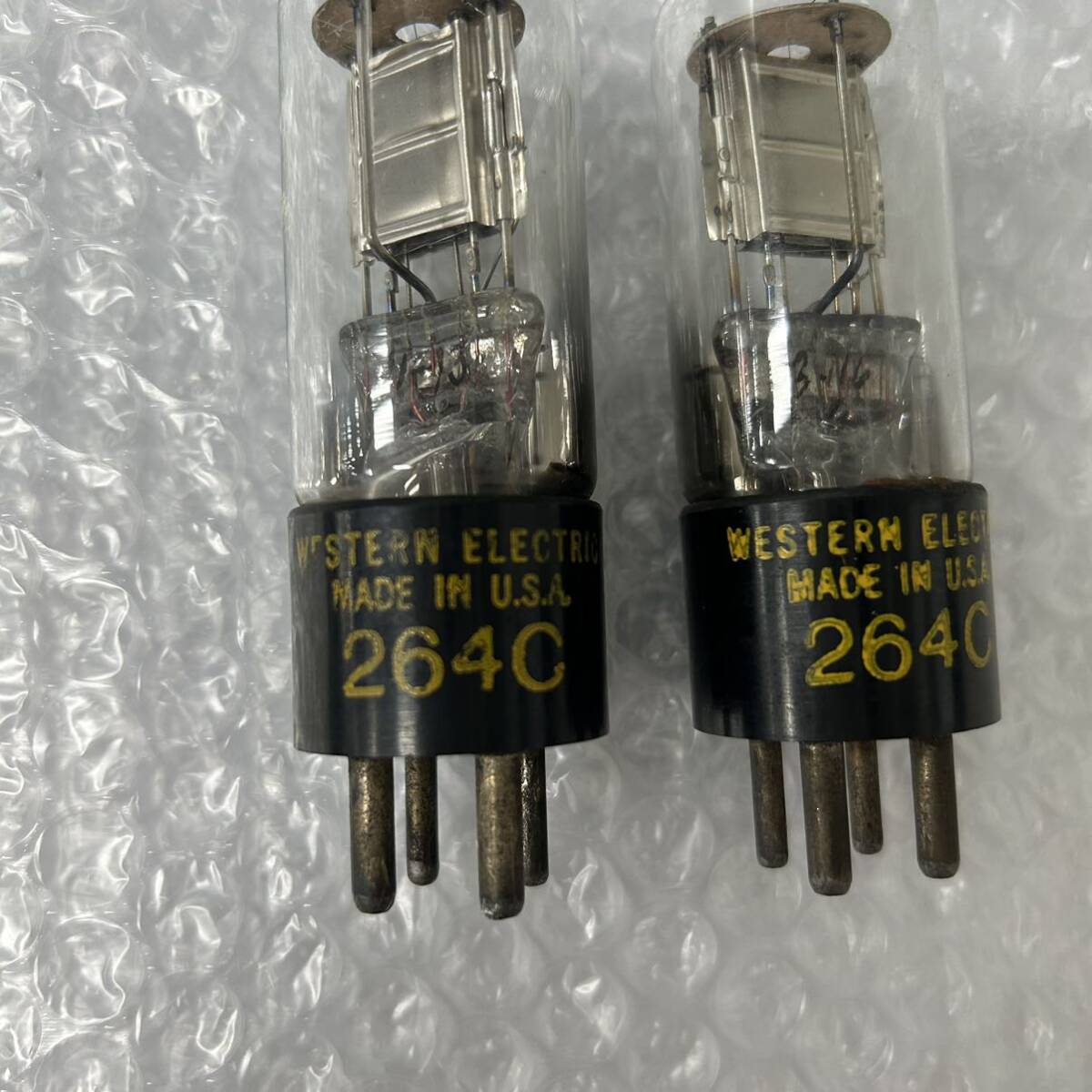 Western Electric 真空管 264C ジャンク ウエスタンエレクトリック 2本セットの画像2