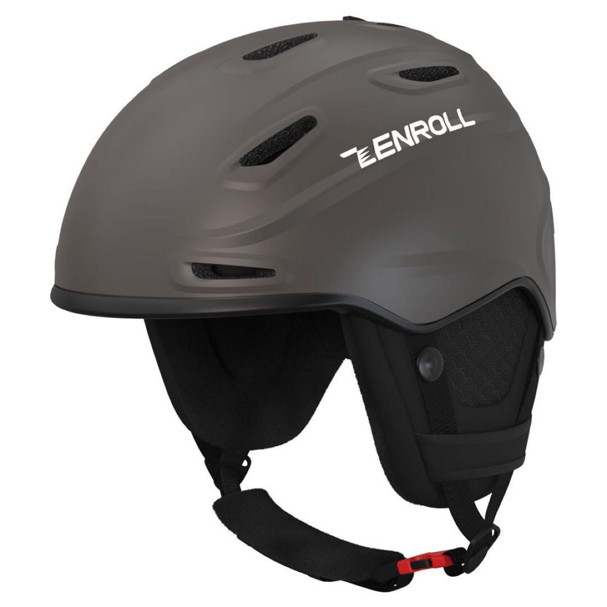 ZENROLL スキーヘルメット大人 サイズ調整 イヤーパッド付き スノーボード