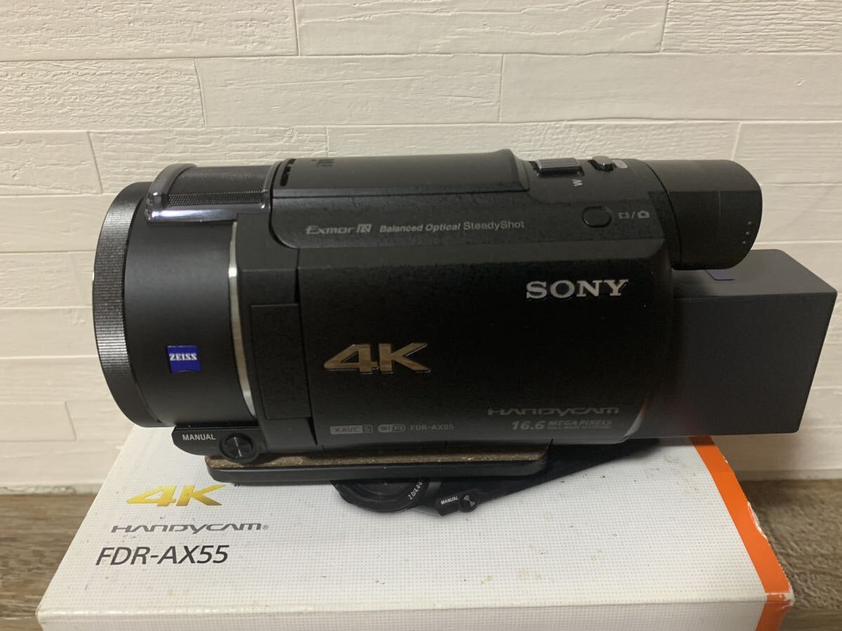 SONY 4K FDR-AX55 HANDYCAM デジタルビデオカメラ ブラックの画像2
