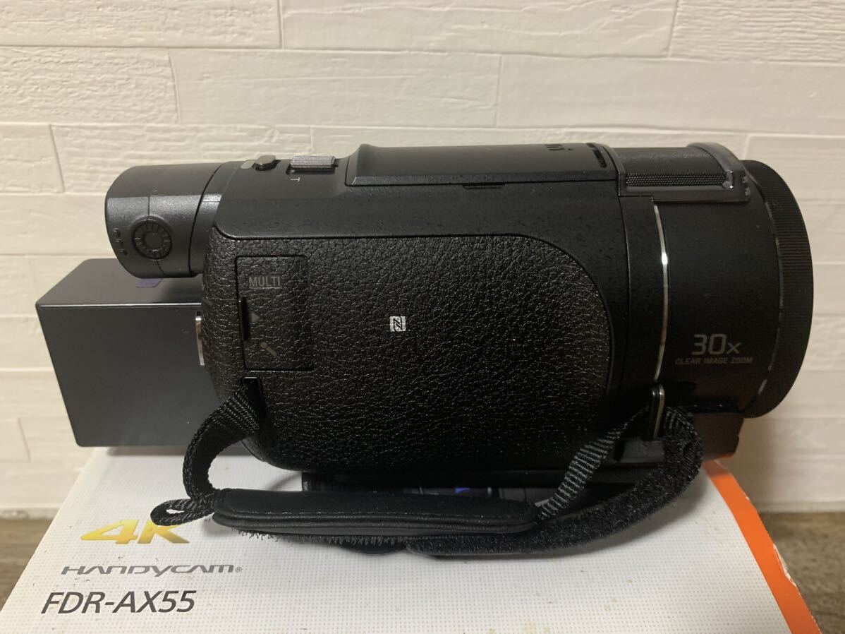 SONY 4K FDR-AX55 HANDYCAM デジタルビデオカメラ ブラックの画像4
