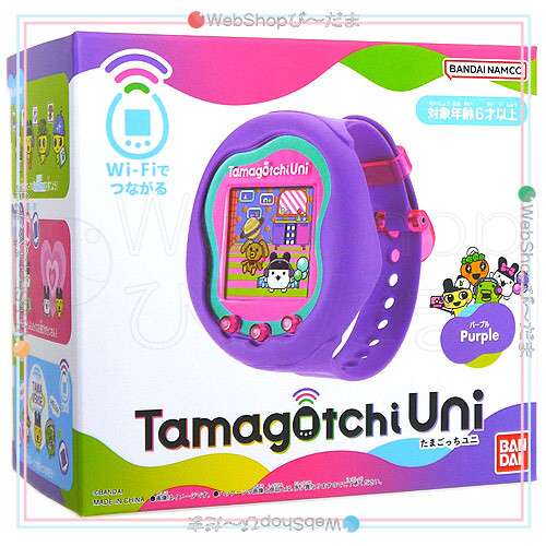 ★Tamagotchi Uni Purple たまごっち ユニ パープル/たまパスポート+ステッカー付き◎新品Ss_画像2