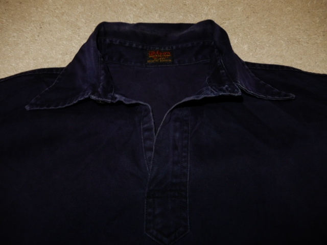  редкий BIG size 40\'s US NAVY × WILSON тянуть over рубашка Vintage оригинал ( Levi's 506XX большой битва ARMY 501XX вооруженные силы США 50\'s USN 0s