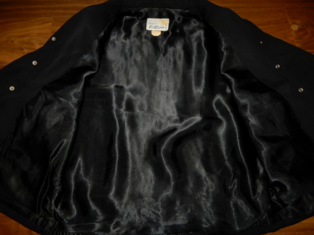 SPECIAL 50's Western RAYON JACKET 黒 Large ビンテージ オリジナル ( リーバイス 506XX 大戦 501XX ギャバ レーヨン 40's BLACK H BAR Cの画像9