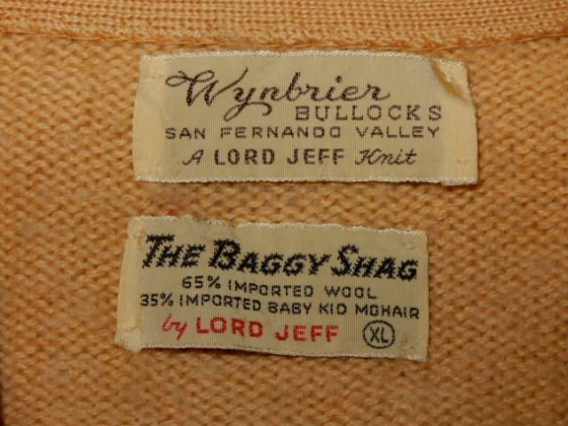 Special 60\'s XL RARE color LOAD JEFFmo hair cardigan Vintage original ( 501XX 506XX Levi's large war JANTZEN MOHAIR Cart 
