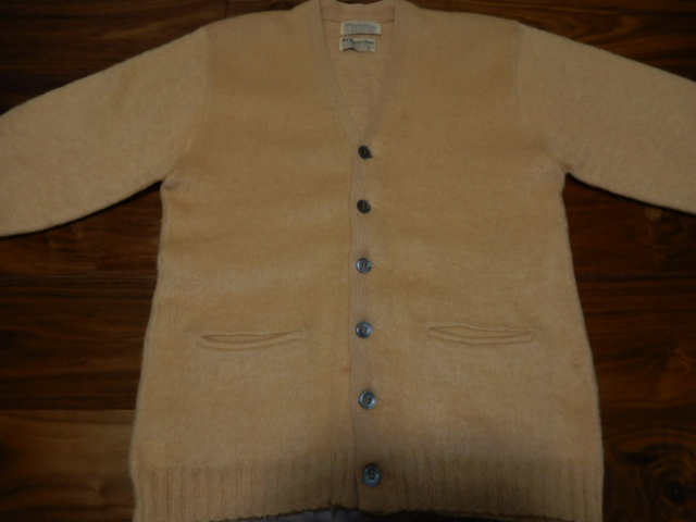 Special 60\'s XL RARE color LOAD JEFFmo hair cardigan Vintage original ( 501XX 506XX Levi's large war JANTZEN MOHAIR Cart 