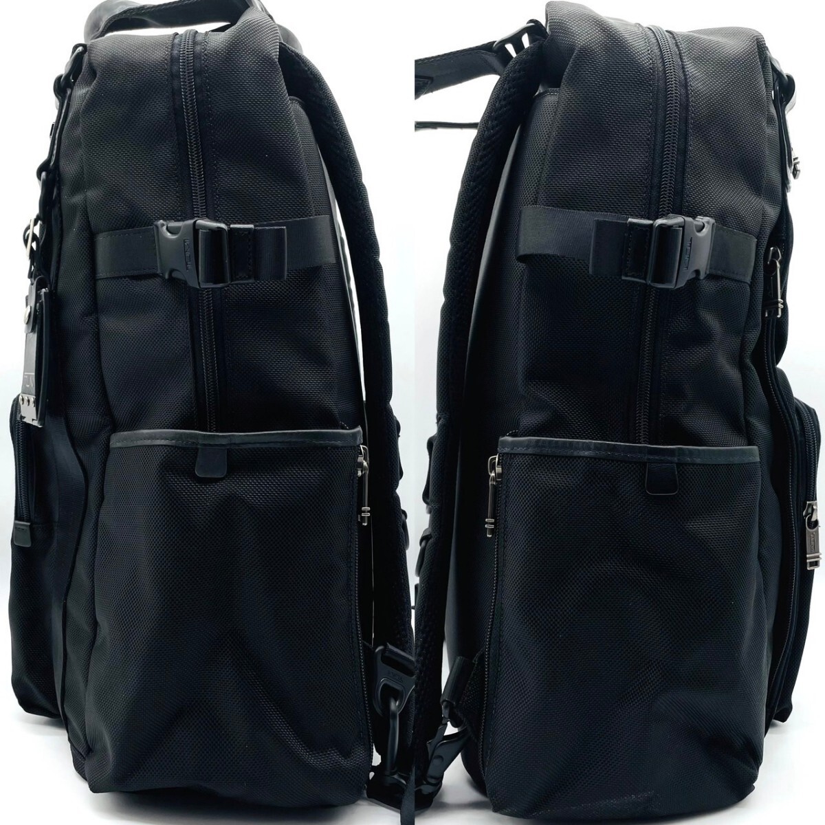 1円●未使用級●TUMI トゥミ リュック バックパック ビジネス 2way 大容量 ブラック A4  22380DH ALPHA BRAVOの画像4