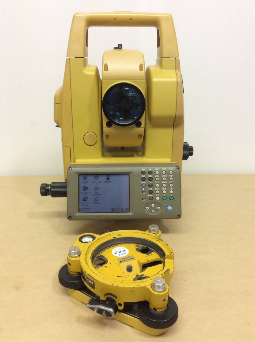 ★TOPCON トプコン トータルステーション測量機GPT7005HiPer（S0677）★_画像9