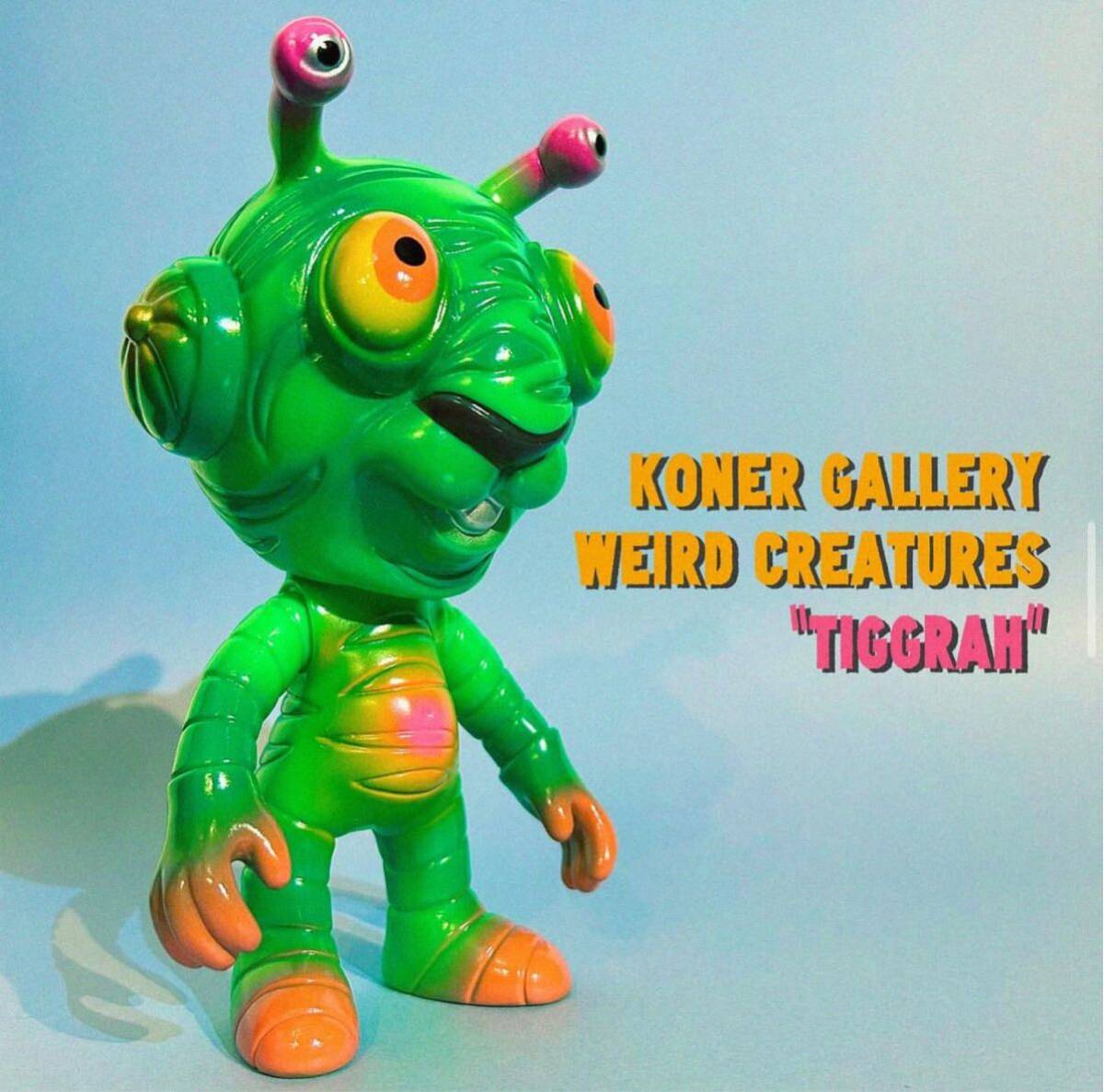 9380円 KONER GALLERY WEIRD CREATURES Tiggrah Neon green 9380円 KONER GALLERY WEIRD CREATURES Tiggrah Neon green