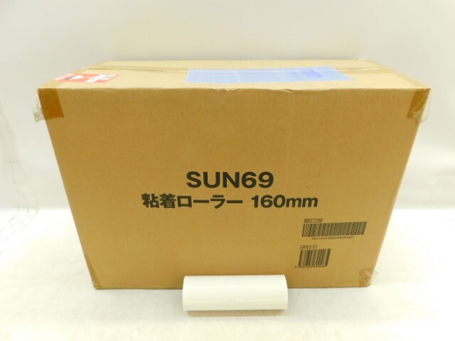 ★友1303 未使用 SUN69 粘着ローラー 160mm 90周巻 72本 まとめて 粘着クリーナー コロコロ スペアテープ 付け替え 替えテープ 32404101の画像1