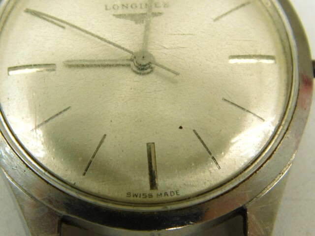 ★友1330 LONGINES ロンジン ANTIMAGNETIC アンチマグネティック SHOCK-ABSORBER 腕時計 ジャンク品 アンティーク 92403271の画像6