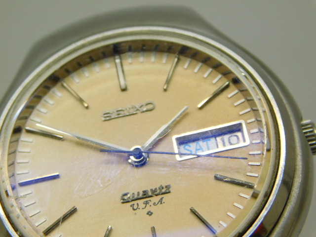 ★友1333 SEIKO セイコー V.F.A 3823-7001 腕時計 ジャンク品 クォーツ デイデイト 92403271_画像8