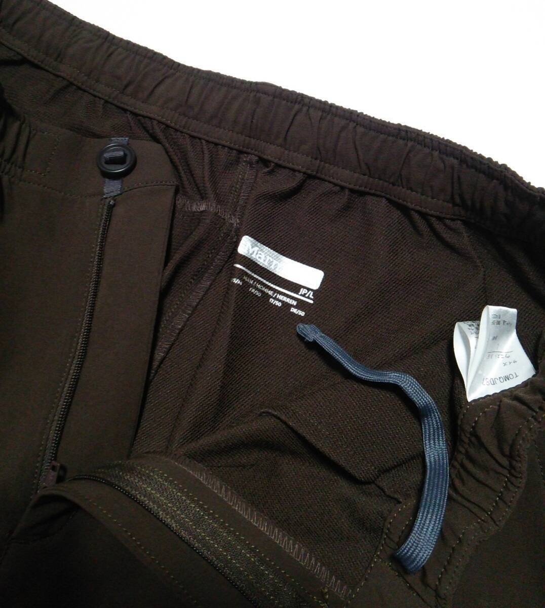 新品 MARMOT マーモット SLOW HIKER PANT スロウハイカーパンツ ストレッチ クライミングパンツ トレッキングパンツ ブラウン メンズL_画像7