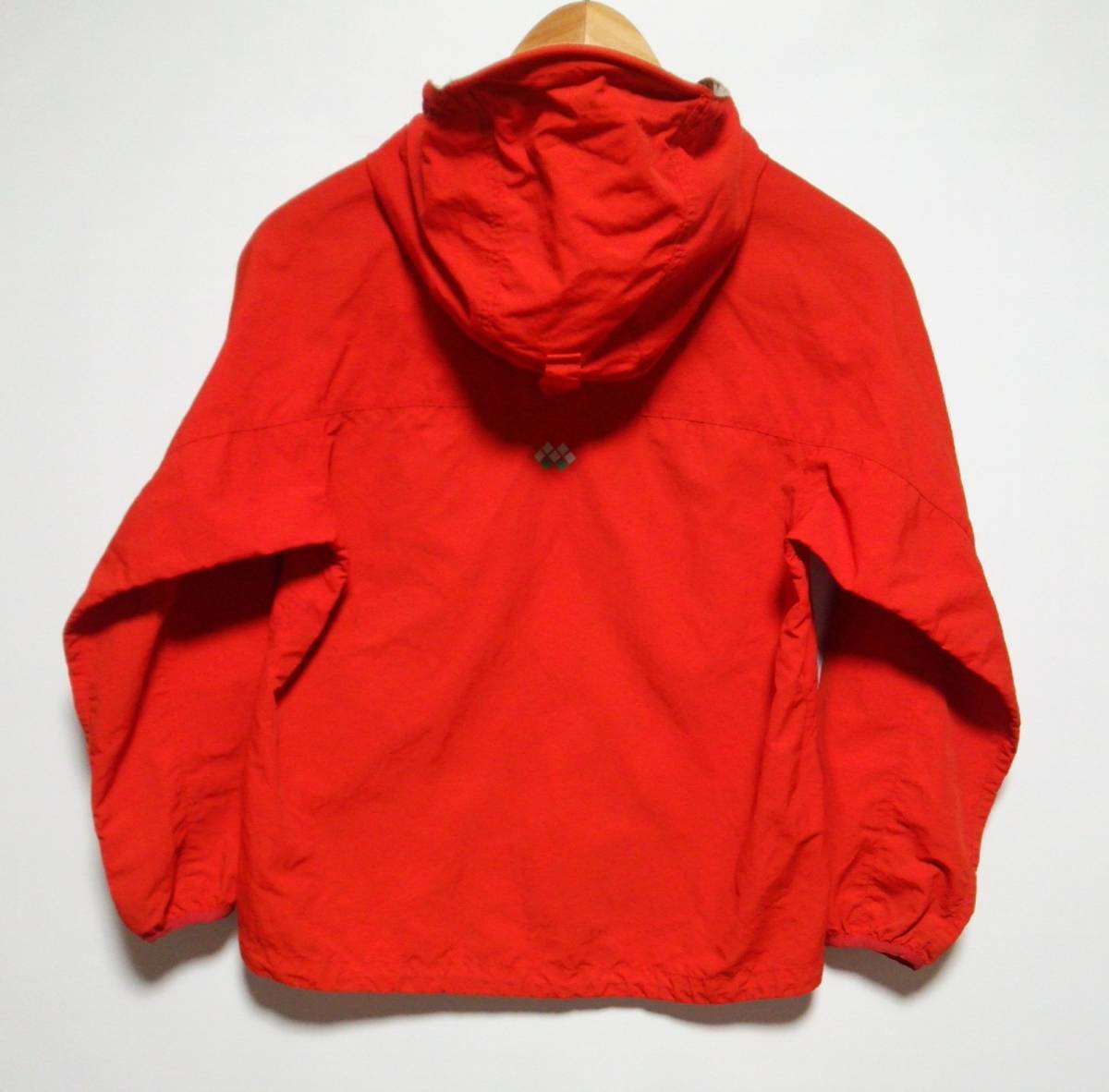  Mont Bell O.D. parka windbreaker blouson f-ti Parker pull over jacket orange child Junior Kids 140 size 