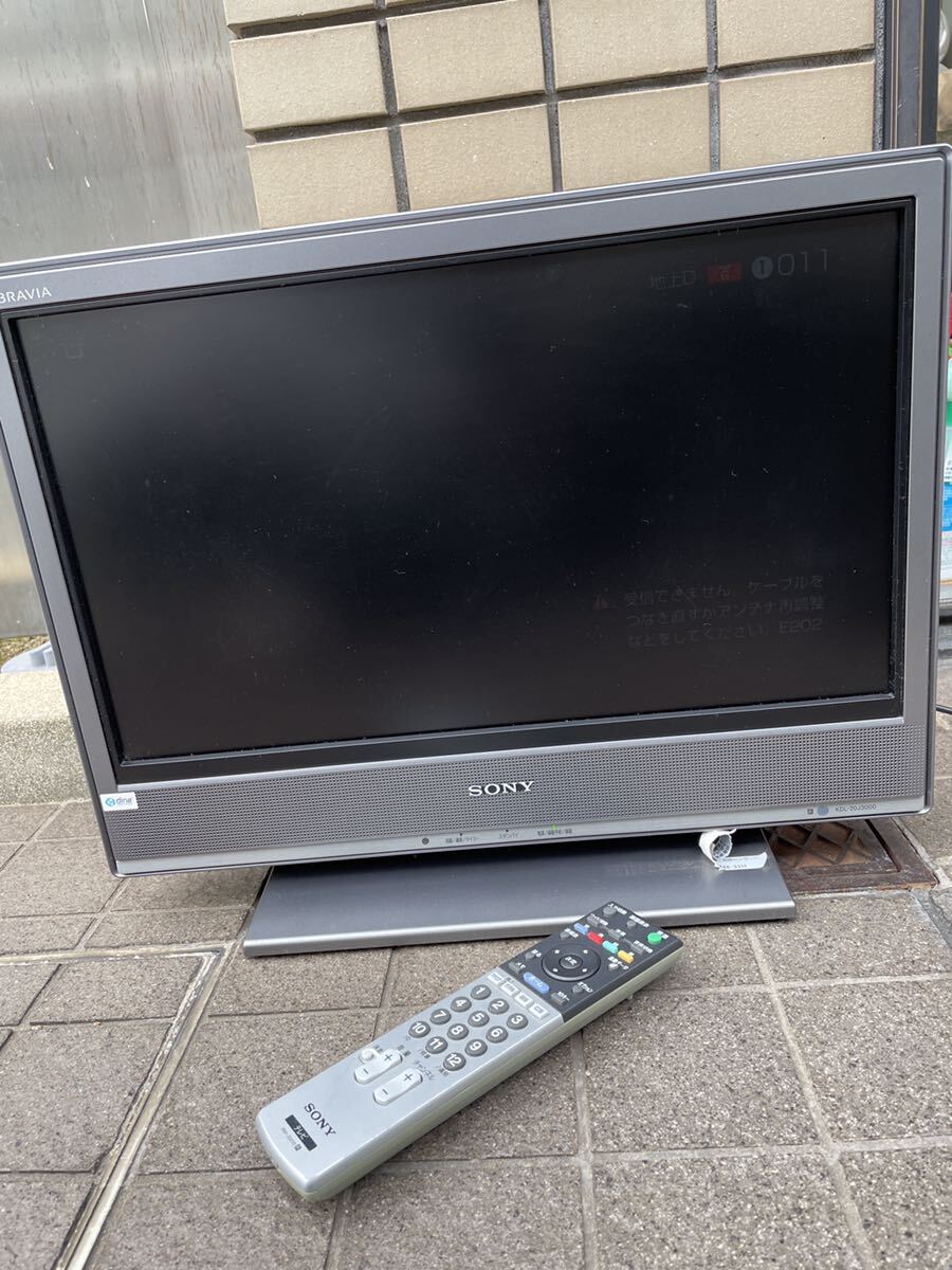 SONY ソニー 液晶テレビ KDL-20J3000 20V型 ブラビア 中古保管品の画像1