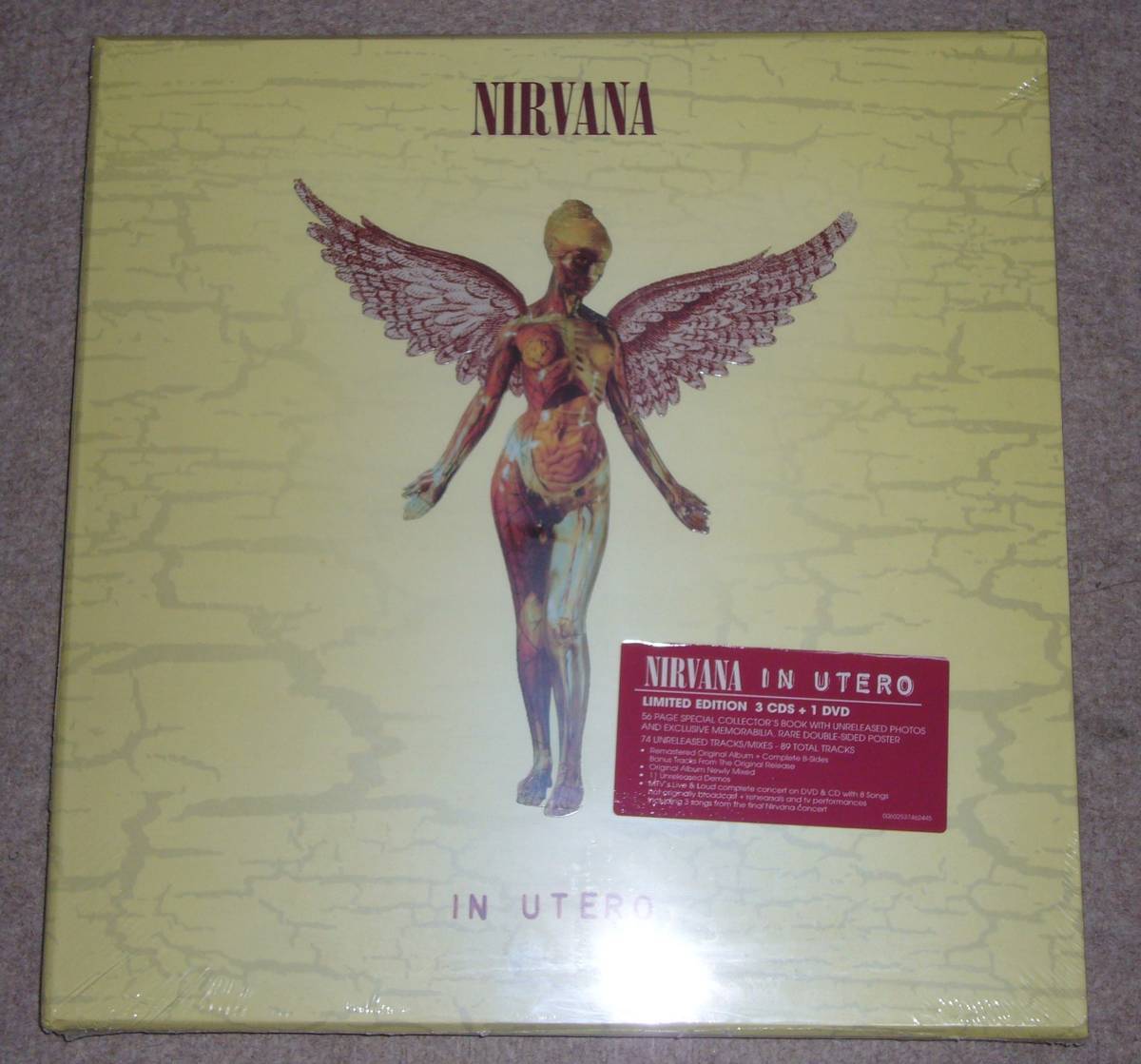 Nirvana / In Utero 20th Anniversary Edition 3CD+DVD Нереализованный новый
