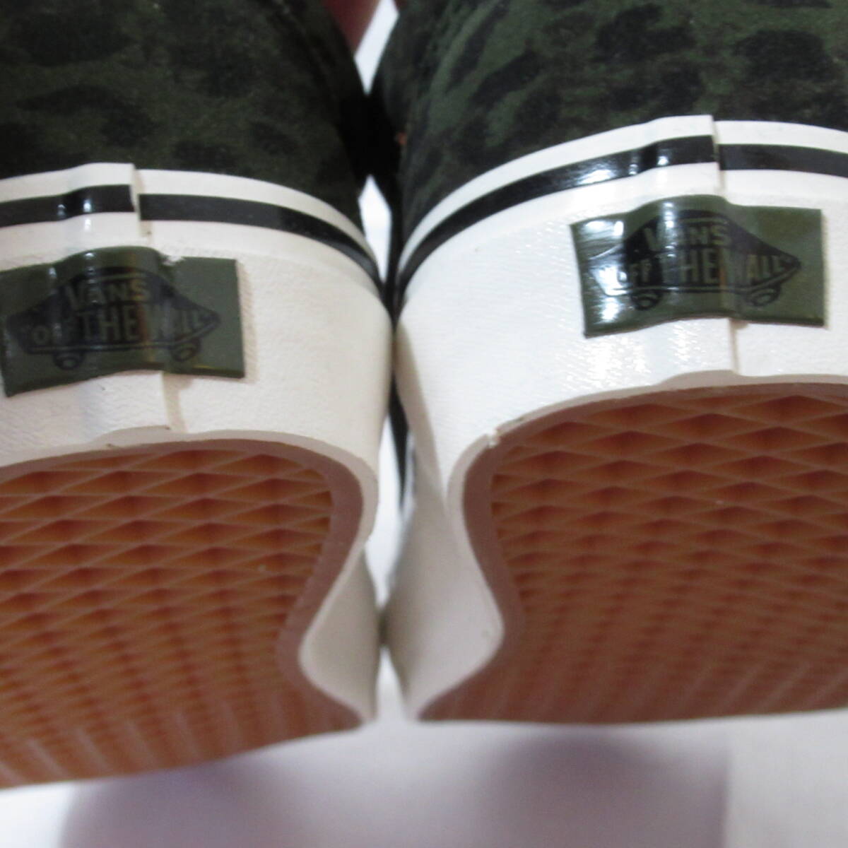 1円〜 VANS オールドスクール 36 DX アナハイムファクトリー レオパード スニーカー ヴァンズ バンズ 靴 27.5cm メンズ カーキ シューズの画像8