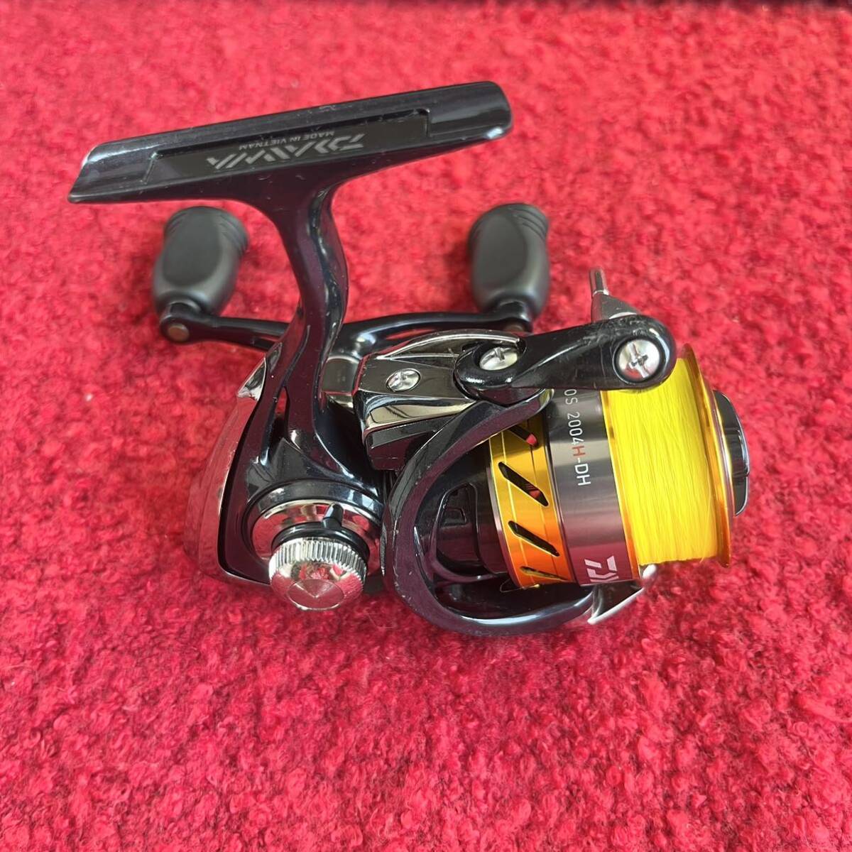 DAIWA 15 レブロス2004 H DH ダブルハンドル ダイワ ハイギア アジング メバリング ライトゲーム 箱あり グローブライド 釣り リールの画像4