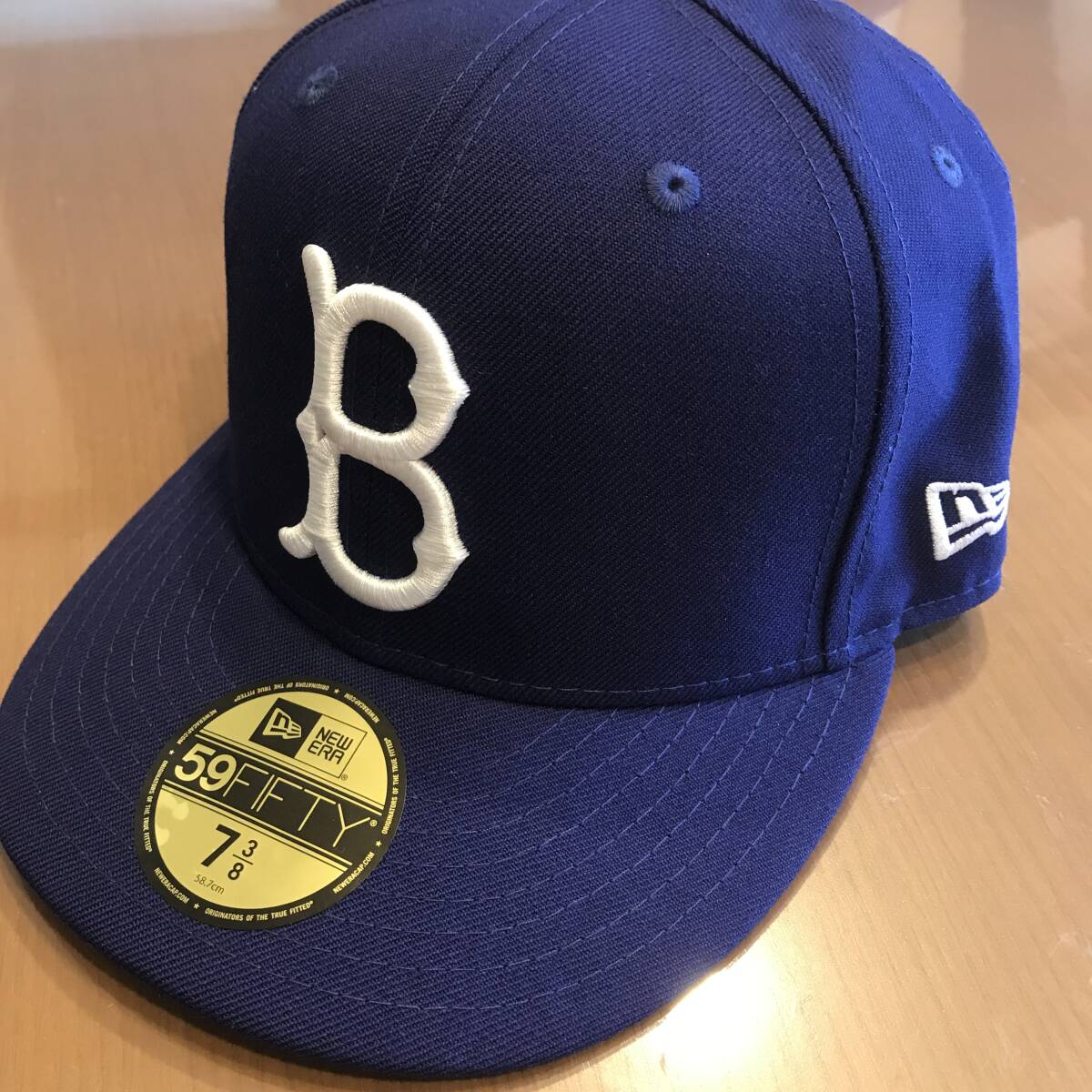 ニューエラ 59FIFTY ブルックリン・ドジャース ジャッキー・ロビンソンデー 記念 2024 ブルー 7 3/8 NEWERAの画像1