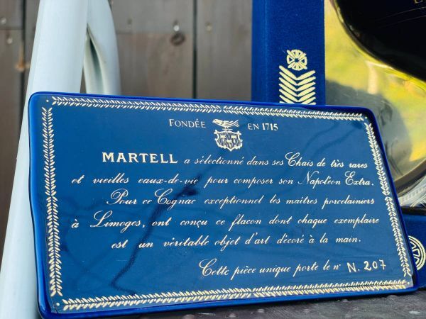 MARTELL NAPOLEON EXTRA マーテル ナポレオン エクストラ リモージュボトル 700ml 40度/未開封 長期保管品 暗所保管中 (管 Z-18)_画像2