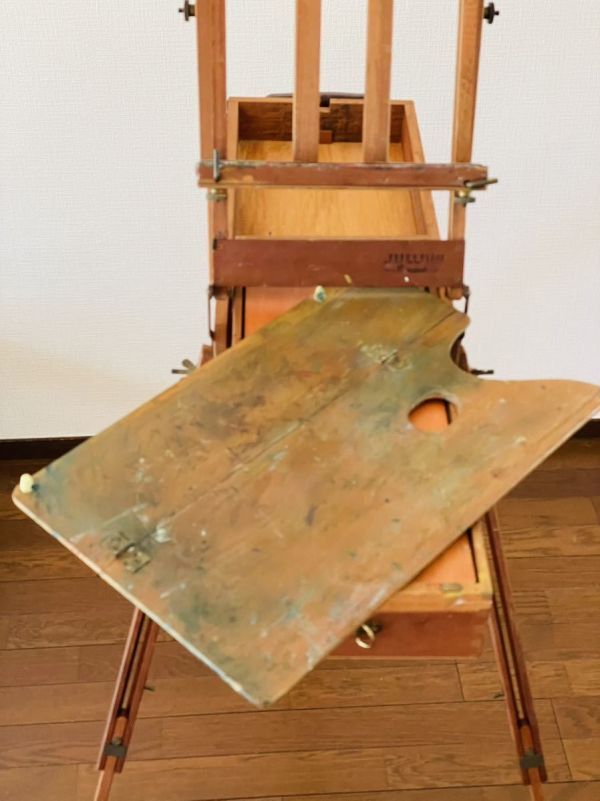 JULLIAN Julien easel box legs attaching sketch box picture stand Palette attaching assembly verification settled 