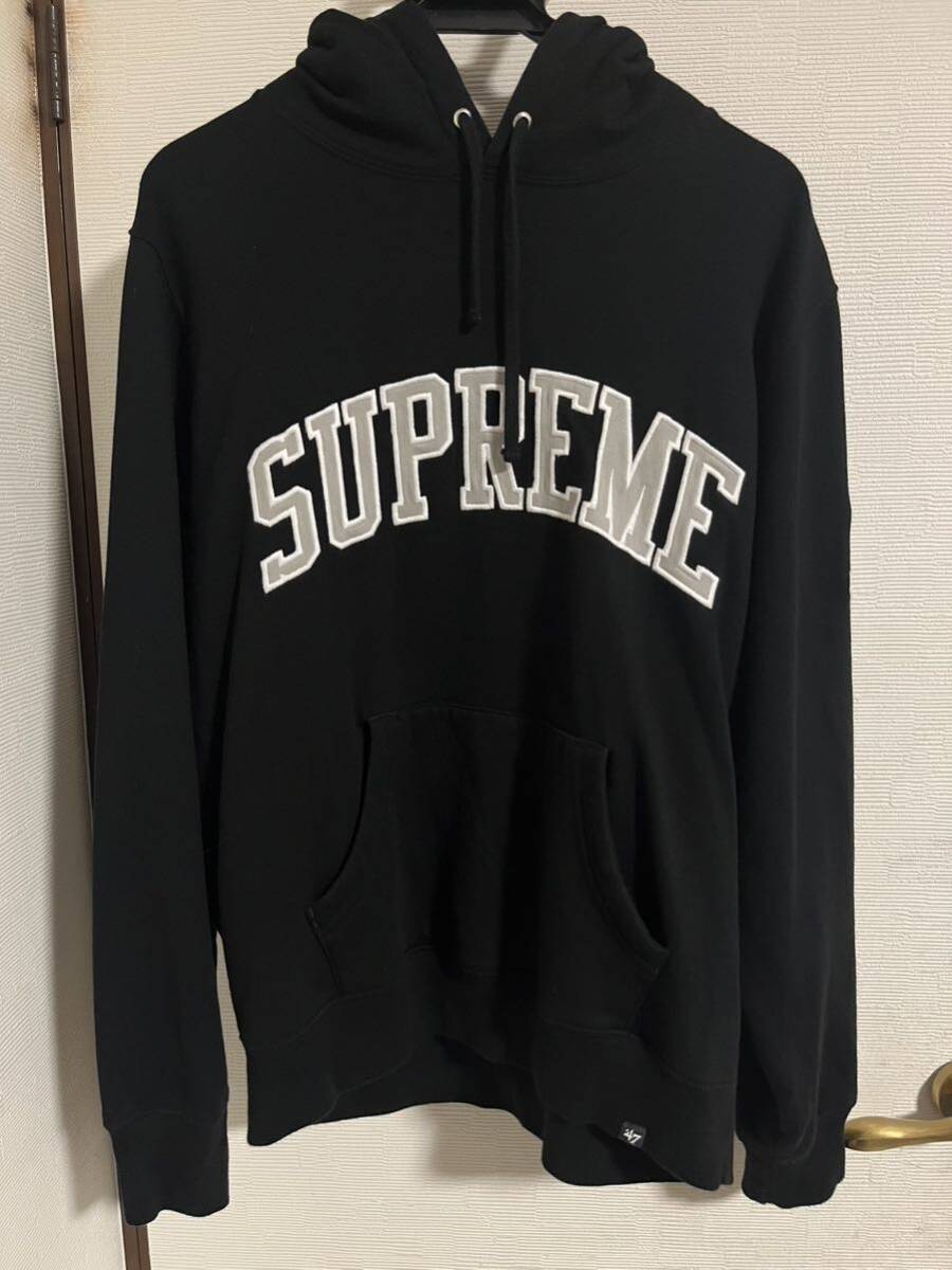 Supreme シュプリーム パーカー サイズ:S NFL Raiders レイダース チームロゴ スウェット パーカー Hooded Sweatshirt 19SS ブラック_画像2