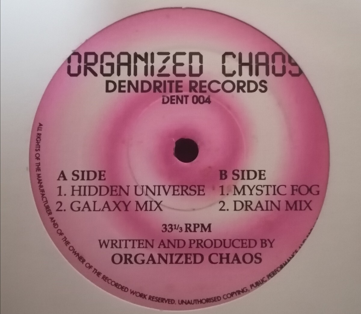 90s ゴアトランス 12 Organized Chaos Hidden Universe の画像1