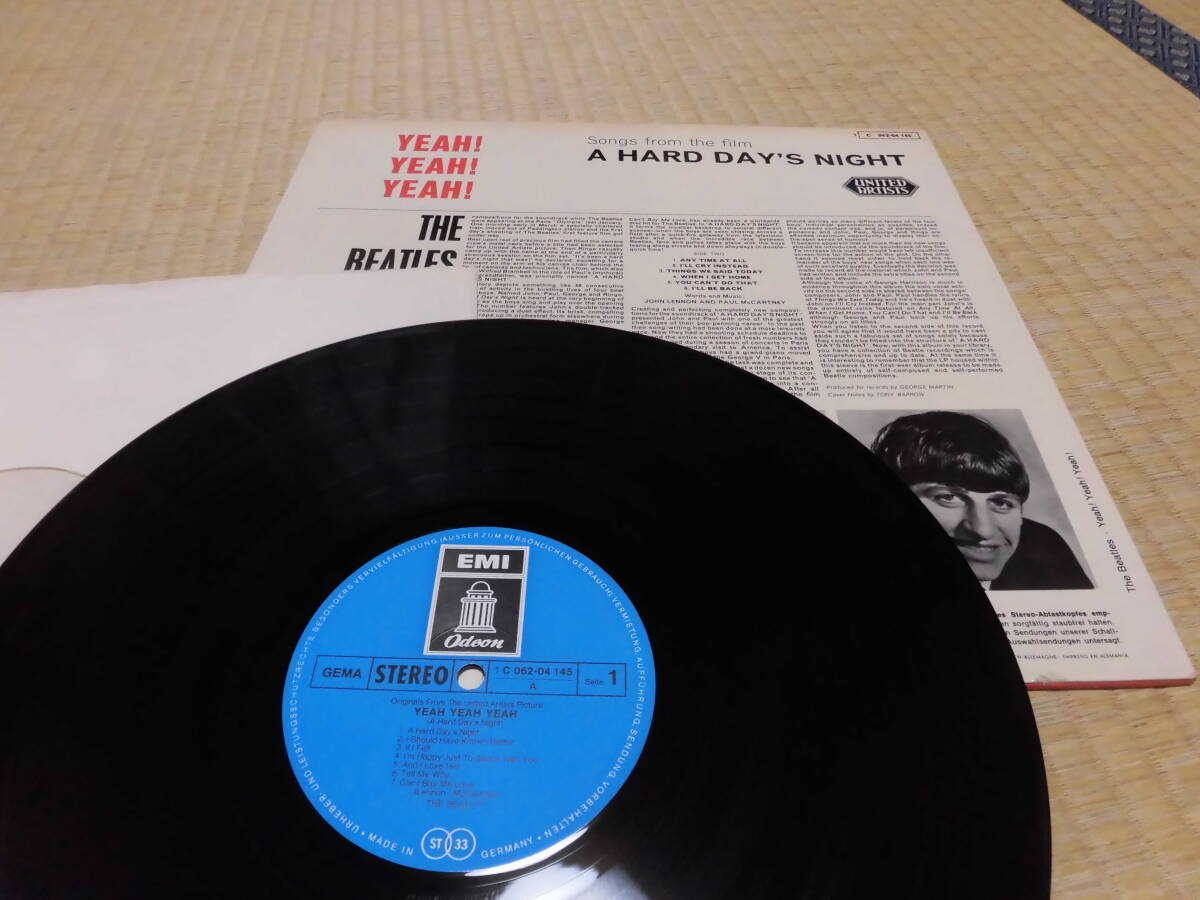 ビートルズ「ビートルズがやってくるヤア・ヤア・ヤア」ＬＰ サントラ パワーポップ ギターポップ ジョン・レノンの画像2