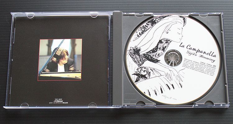 CD 国内盤 帯付美品 フジ子・ヘミング 「奇蹟のカンパネラ」1999年発売盤 Victor VICC-60123 FUJIKO HEMMING La Campanellaの画像2