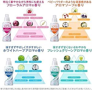 【大容量】ソフラン プレミアム消臭 フレッシュグリーンアロマの香り 柔軟剤 詰め替え 特大1260mの画像6