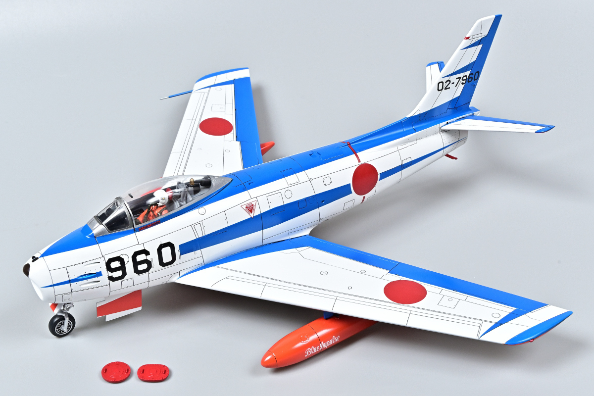 ★ ハセガワ　1/48 F-86F 航空自衛隊 ブルーインパルス プラモデル完成品 ★_画像1
